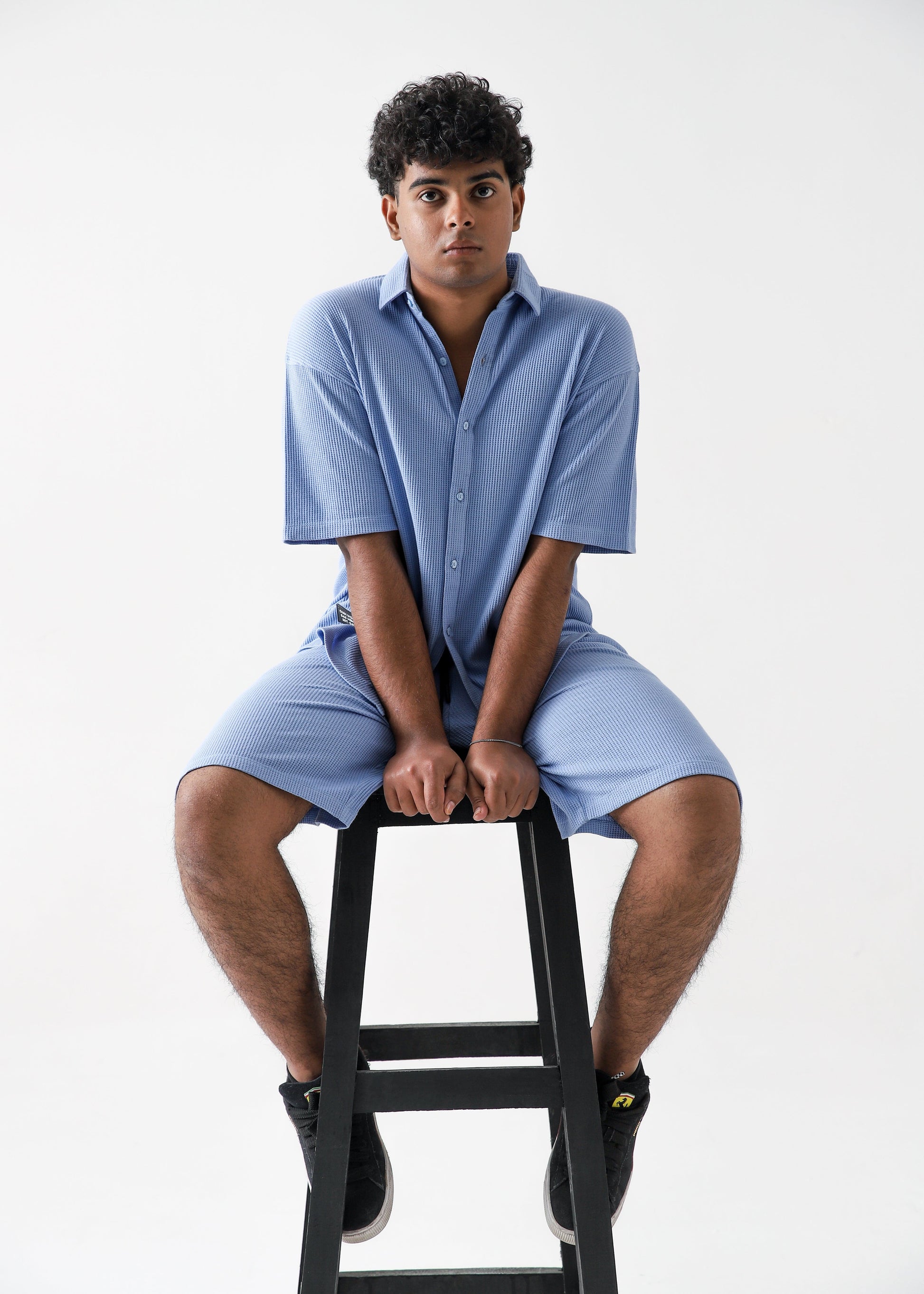 Zattitudeclothing TEXTURED RELAX FIT SHIRT