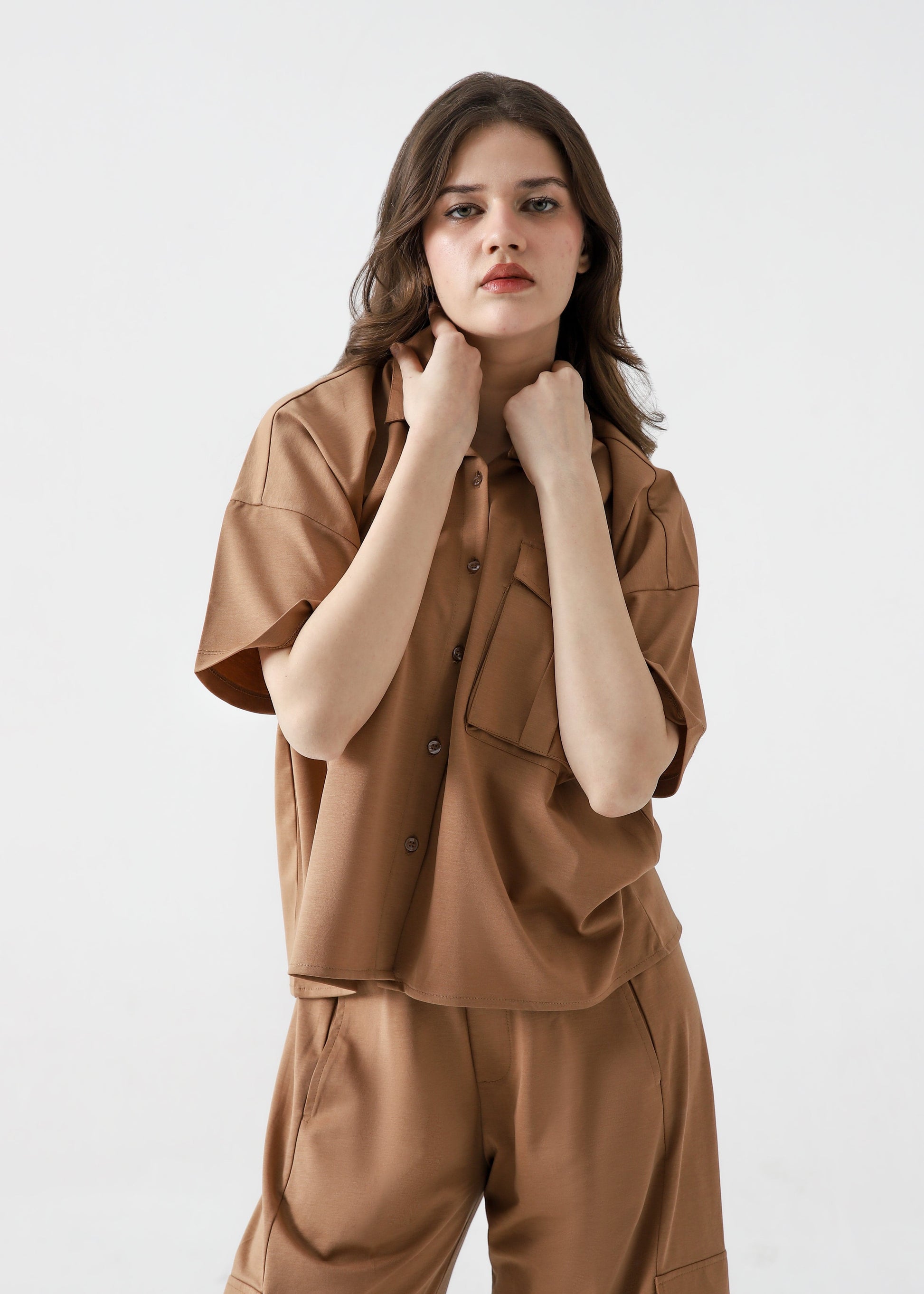 Zattitudeclothing URBAN FLEX CARGO SHIRT