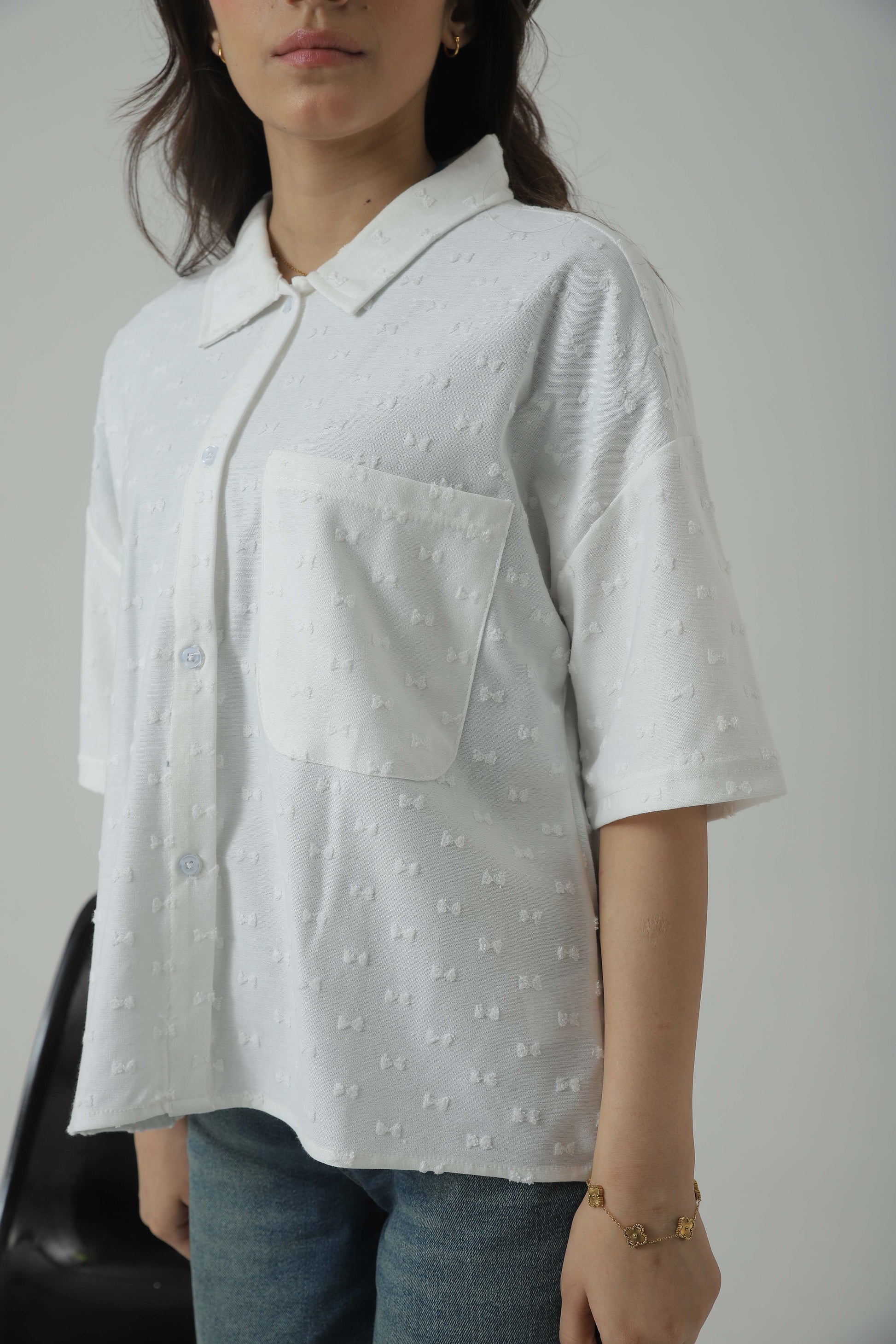 Zattitudeclothing WHITE WHISPER SHIRT